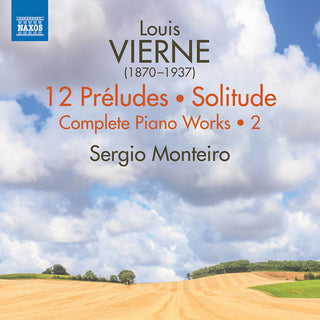 the album cover for Vierne / Monteiro - V2: Complete Piano Works