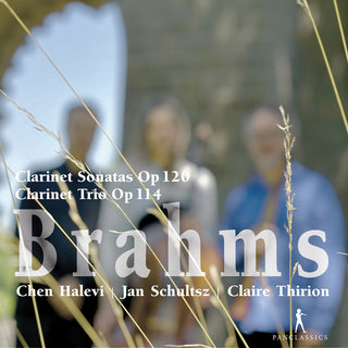 the album cover for Brahms / Halevi / Schultsz - Clarinet Sonatas, Op. 120