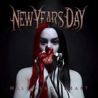 New Years Day- Half Black Heart - Ltd. Deep Blood Red LP
