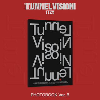 the album cover for ITZY - Tunnel Vision [Photobook - B Ver.] (Post) (Stic)