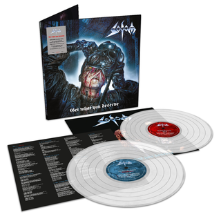 the album cover for Sodom - Get What You Deserve - Expanded Edition [Milky Clear]