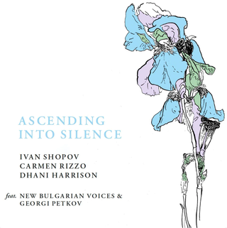 the album cover for Carmen Rizzo  / Harrison,Dhani / Shopov,Ivan - Ascending Into Silence [Green Vinyl]