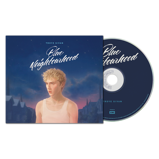 the album cover for Troye Sivan - Blue Neighbourhood 'Ten Years On' - 10th Anniversary