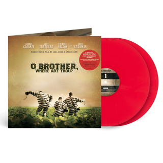 the album cover for Various Artists - O Brother, Where Art Thou? (Original Motion Picture Soundtrack) - 25th Anniversary [Indie Exclusive Dapper Dan Red]