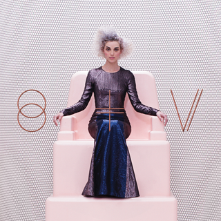the album cover for St. Vincent - St. Vincent (10th Anniversary) [Indie Exclusive Purple]