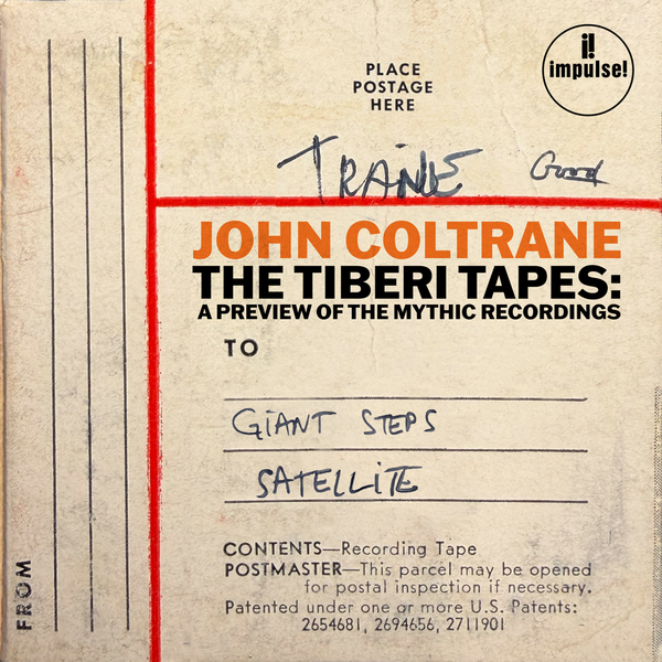 the album cover for John Coltrane - The Tiberi Tapes: A Preview of the Mythic Recordings [RSD 2026]