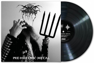 the album cover for Darkthrone - Pre-Historic Metal