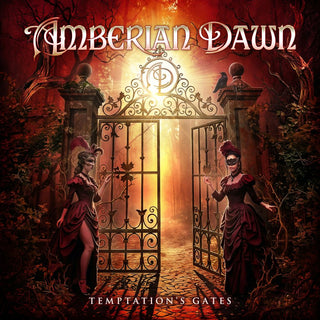 the album cover for Amberian Dawn - Temptation's Gate