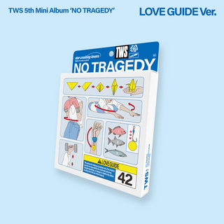 the album cover for TWS - TWS 5th Mini Album 'NO TRAGEDY' [LOVE GUIDE Standard Ver.]