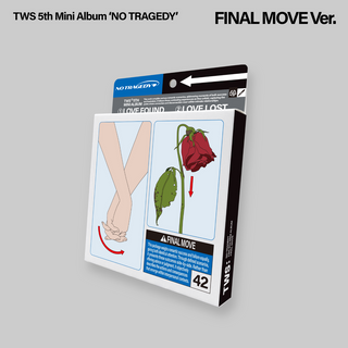 the album cover for TWS - TWS 5th Mini Album 'NO TRAGEDY' [FINAL MOVE Standard Ver.]