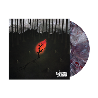 the album cover for Sleeping With Sirens - An Ending In Itself [Black/White/Red Swirl]