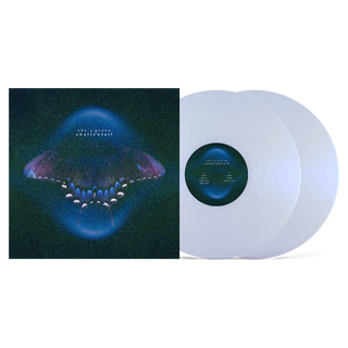 the album cover for she's green - swallowtail / chrysalis [Indie Exclusive Iridescent White]
