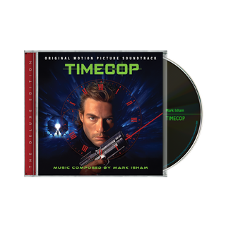 the album cover for Mark Isham - Time Cop - Original Motion Picture Soundtrack (Deluxe Edition)