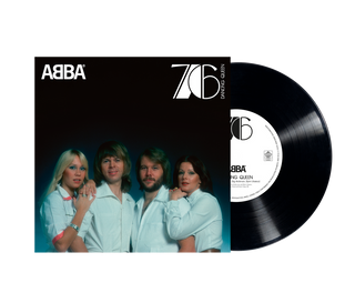 the album cover for ABBA - Dancing Queen (50th Anniversary) [Black]