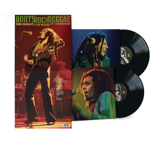 the album cover for Marley, Bob & the Wailers - Roots Rock Reggae: Live At The Hammersmith Odeon