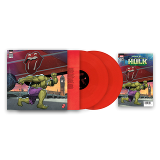 the album cover for The Rolling Stones - Foreign Tongues (Marvel Collector's Series) [Hulk]