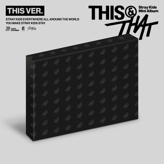 the album cover for Stray Kids - THIS & THAT [THIS VER.]