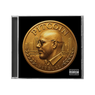 the album cover for Pitbull - Pitcoin