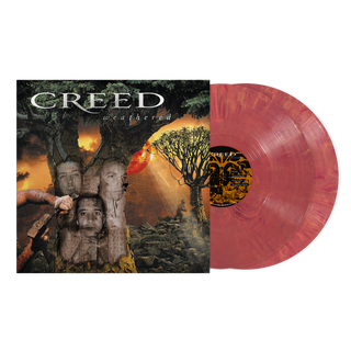 the album cover for Creed - Weathered - Deluxe 25th Anniversary Edition [Indie Exclusive Vinyl Voice Nebula Color]