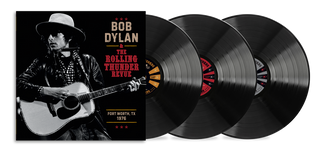 the album cover for Bob Dylan - The Rolling Thunder Revue 1976 (Fort Worth Texas, May 16th) [3 LP]