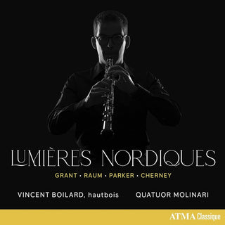 the album cover for Vincent Boilard  / Quatuor Molinari - Lumieres Nordiques