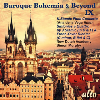 the album cover for De La Ana Vega - Baroque Bohemia & Beyond: Ix
