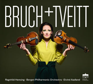 the album cover for Bruch / Hemsing / Bergen Symphony Orchestra - Bruch & Tveitt