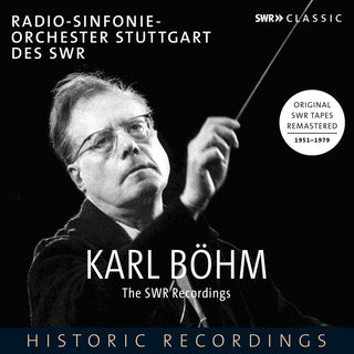 the album cover for Beethoven / Brahms / Dvorak - Karl Bohm - The Swr Recordings
