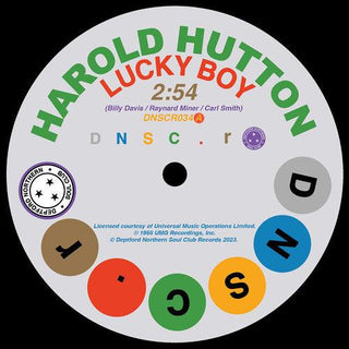 Harold Hutton- Lucky Boy/Thinkin' About You