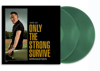 the album cover for Bruce Springsteen - Only The Strong Survive [Colored Vinyl] (Grn) [Limited Edition] (Etch)