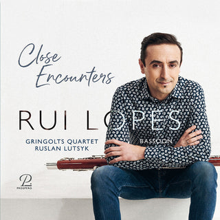 the album cover for Saens / Piazzolla - Works For Bassoon & String Quartet