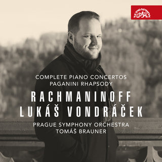 the album cover for Rachmaninoff / Vondracek / Prague Symphony Orch - Piano Concertos Paganini Rhapsody
