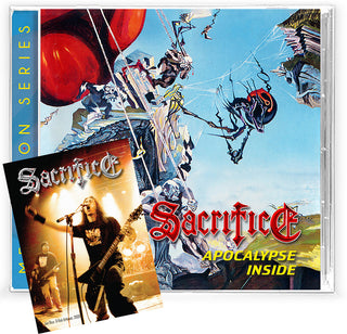the album cover for Sacrifice - Apocalypse Inside