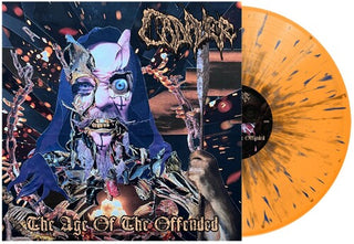 Cadaver- The Age of the Offended - Orange, Silver & Blue Splatter