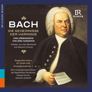 the album cover for J Bach .S. / Handstein - Die Geheimnisse Der Harmonie - Eine Hoerbiografi