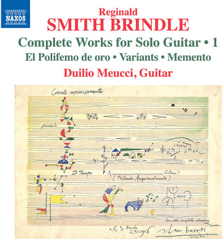 the album cover for Brindle / Meucci - Complete Works For Solo Guitar