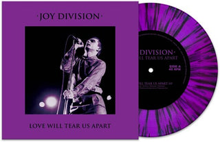 Joy Division- Love Will Tear Us Apart - Purple/black Splatter