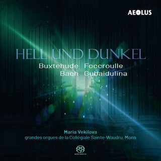 the album cover for J Bach .S. / Buxtehude / Foccroulle - Hell Und Dunkel (Hybr)