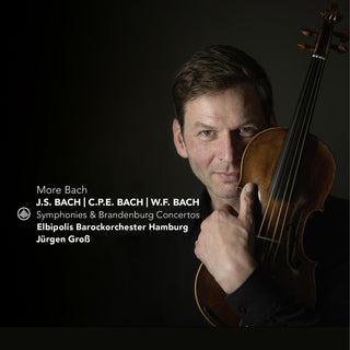 the album cover for C Bach .P.E. / Bach,J.S. - More Bach