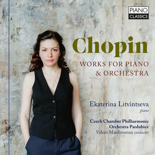 the album cover for Chopin / Czech Chamber Philharmonic Orch Pardubice - Works For Piano & Orchestra