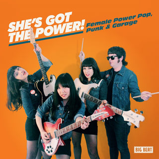the album cover for She's Got The Power: Female Power Pop Punk & / Var - She's Got The Power: Female Power Pop Punk & / Var
