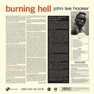 John Lee Hooker- Burning Hell - Limited 180-Gram Vinyl with Bonus Tracks