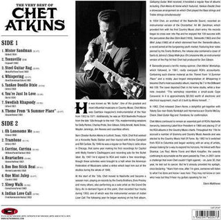 Chet Atkins- Very Best Of Chet Atkins - 180gm Vinyl