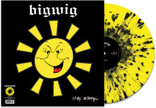 Bigwig- Stay Asleep - Yellow/black Splatter