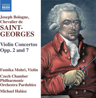 the album cover for Bologne / Mohri / Halasz - Violin Concertos, Opp. 2 & 7