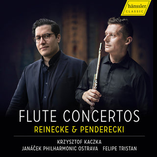 the album cover for Penderecki / Reinecke / Kaczka - Flute Concertos