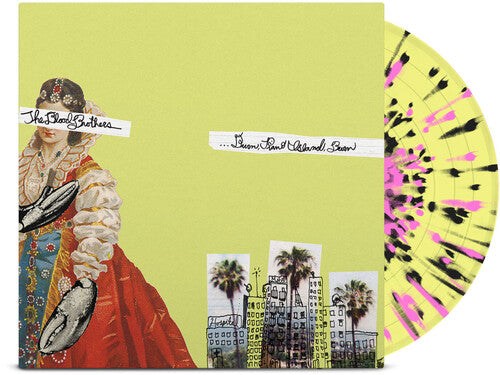 The Blood Brothers- Burn, Piano Island, Burn (Deluxe Ed.) Yellow w/Pink & Black Splatter (PREORDER)
