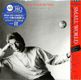 the album cover for Huey Lewis  & The News - Small World (Bonus Track) (Jmlp) [Limited Edition] (Mqa) (Jpn)
