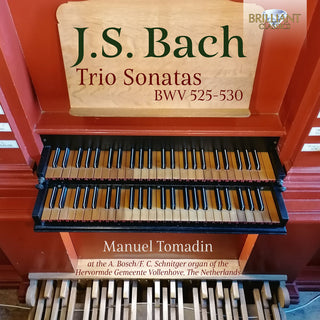 the album cover for J Bach .S. / Tomadin - Trio Sonatas Bwv 525-530