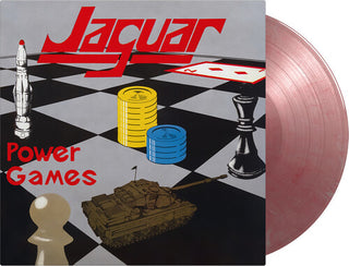 Jaguar- Power Games - Limited 180-Gram Red & Silver Marble Colored Vinyl